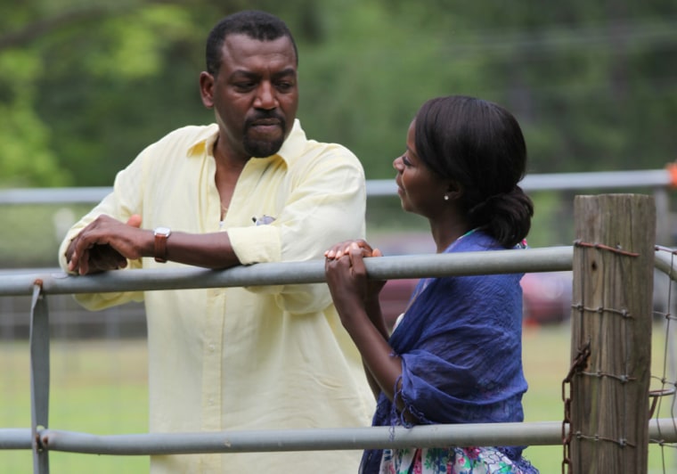 A. Russell Andrews and Lorraine Toussaint in Runaway Island