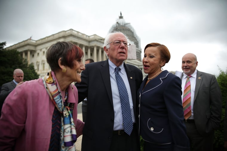 Image: Congressional Democrats Hold News Conference Opposing Fast-Tracking The Trans-Pacific Partnership