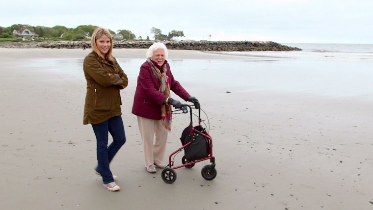 Barbara Bush celebrates her 90th birthday in Maine with granddaughter Jenna Bush Hager