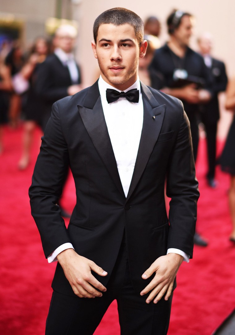 Nick Jonas attends the 2015 Tony Awards
