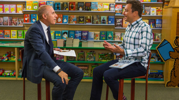 Matt Lauer interviews Jimmy Fallon about his book, Dada. 