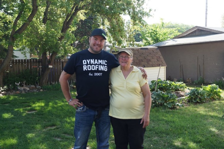 Firefighters surprise woman who brought them treats for 13 years with new roof