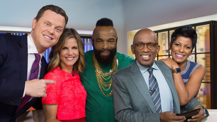 Mr. T joins Willie Geist, Natalie Morales, Al Roker, and Tamron Hal