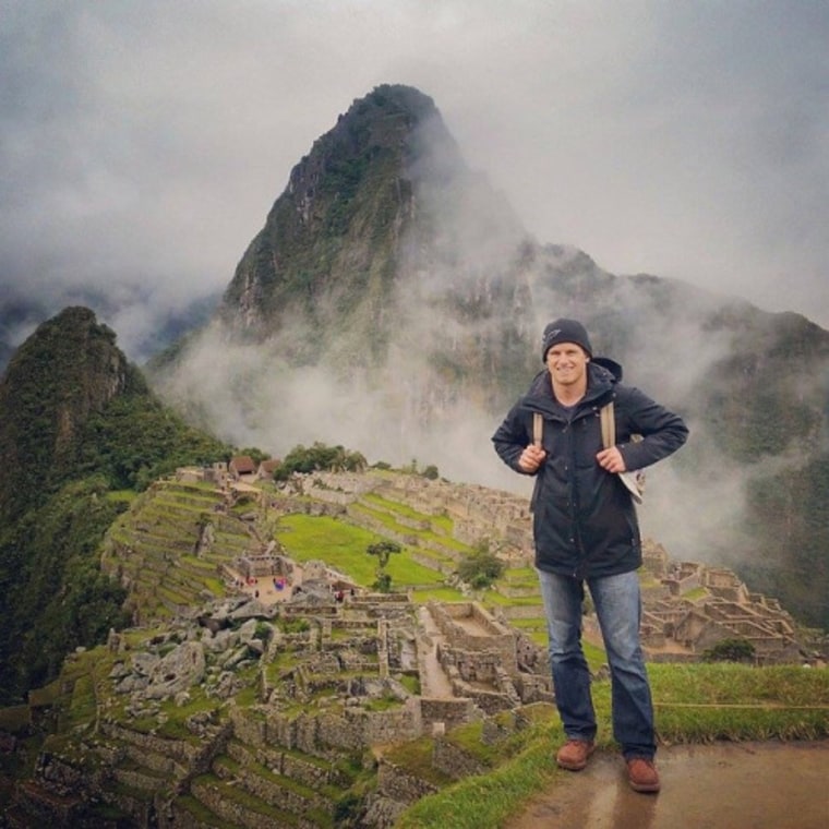 Chris McNamara at Machu Picchu.