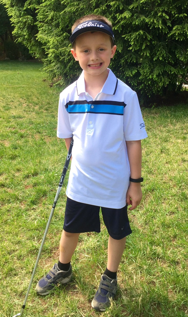 6-year-old Ryan McGuire is going to play 100 holes of golf in one day to raise money for cancer in memory of his friend, Danny Nickerson, 6, who died from cancer in April, 2015