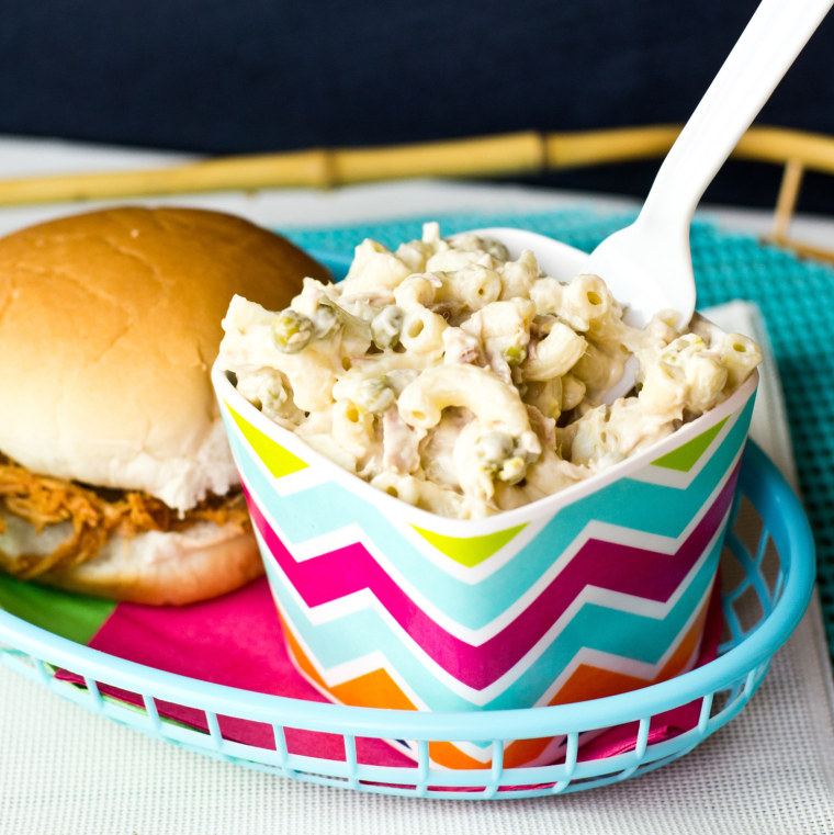 Classic tuna macaroni salad