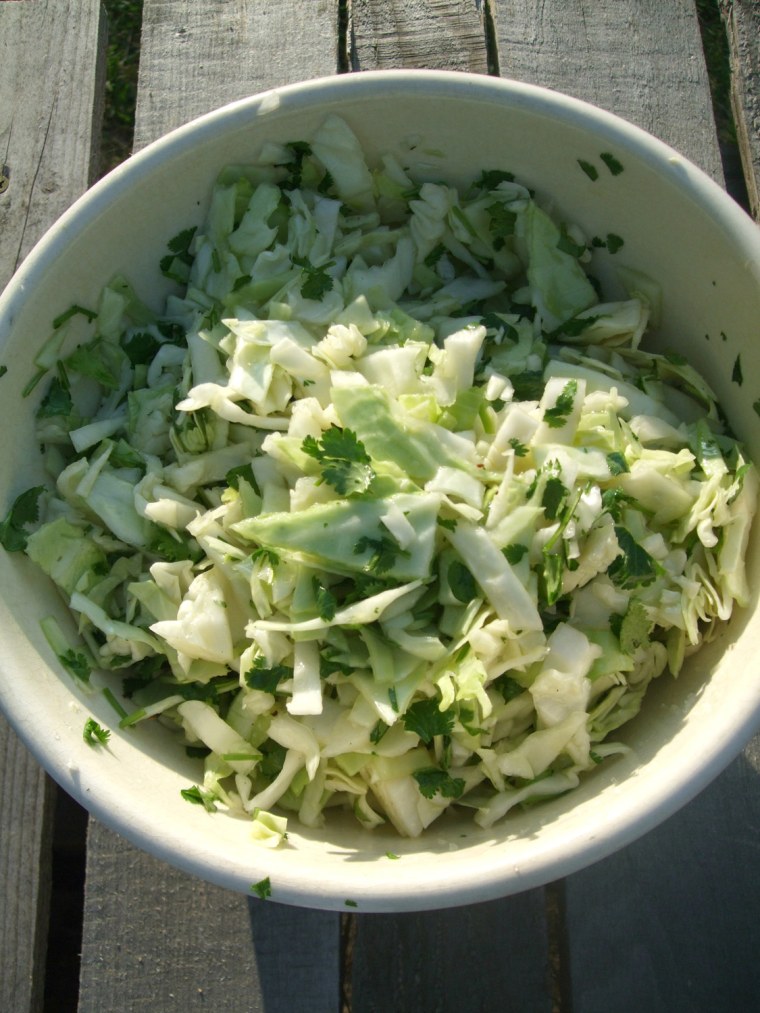 Cilantro lime coleslaw
