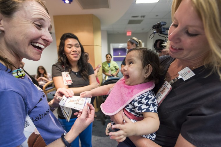 Formerly conjoined twin goes home after successful separation surgery