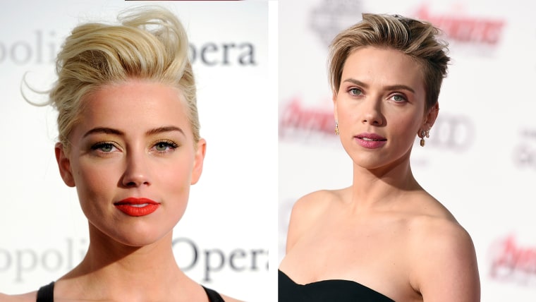 Famous Doppelgangers: Scarlett Johannson and Amber Heard