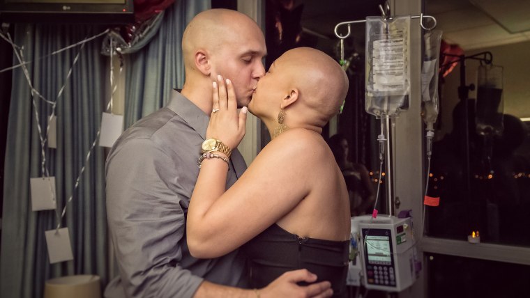 Engagement on last day of chemo