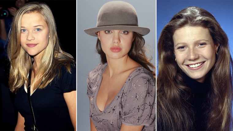 Reese Witherspoon, 1994. Angelina Jolie, 1991. Gwyneth Paltrow, 1992.