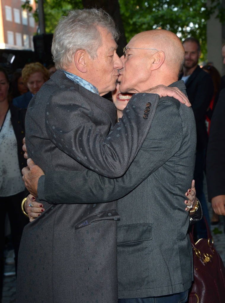 Ian McKellen and Patrick Stewart.