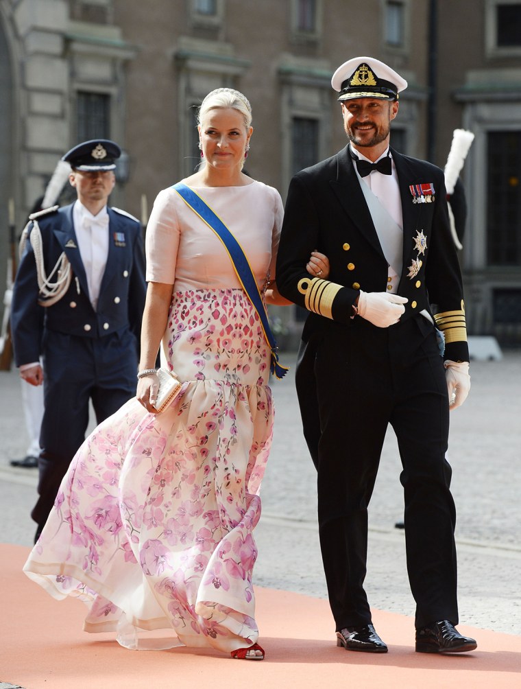 Crown Princess Mette-Marit of Norway and Crown Prince Haakon of Norway