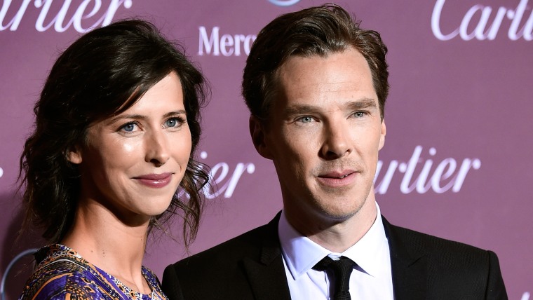 Actors Sophie Hunter and Benedict Cumberbatch