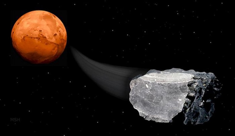 Image: Meteorite from Mars
