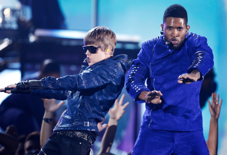 Image: Justin Bieber and Usher