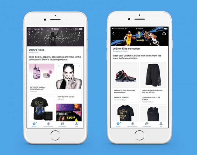 Image: Twitter product pages