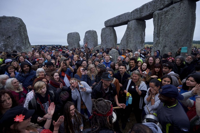 Image: The summer solstice festival dates back thousands of years.