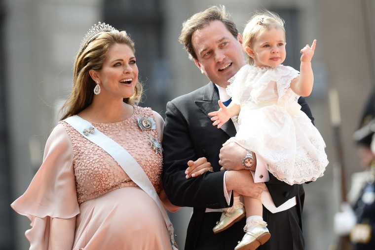 Princess Madeleine of Sweden gave birth to a baby boy