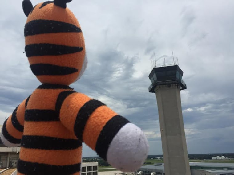 Boy’s lost stuffed tiger has experience of a lifetime while spending 6 days at the airport