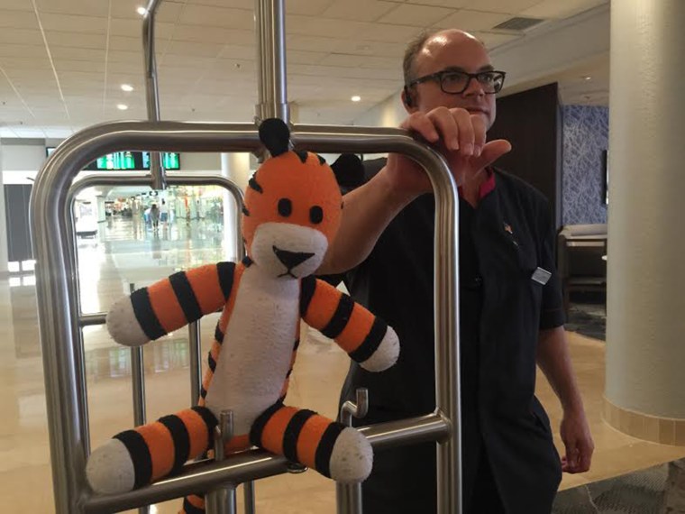 Boy’s lost stuffed tiger has experience of a lifetime while spending 6 days at the airport