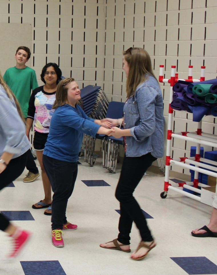 Living with Down syndrome, Katie Dorman is an active member of the unified theater program at Suffield High School in Connecticut.