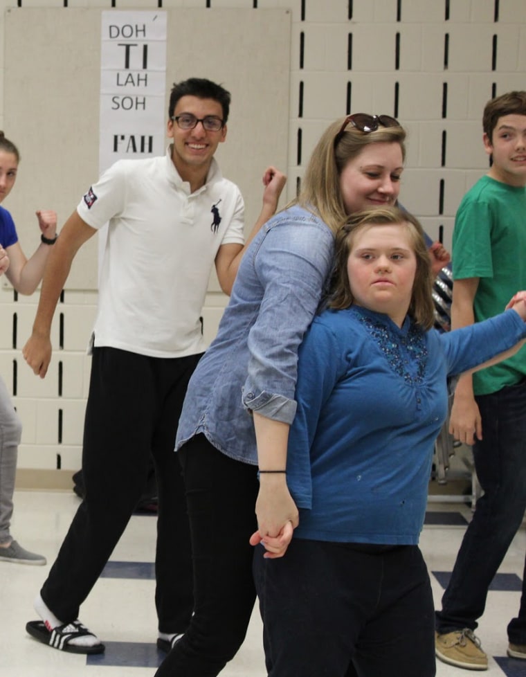 "Katy Gaga" inspired audiences with her stage performance of "Poker Face" at Suffield High School.