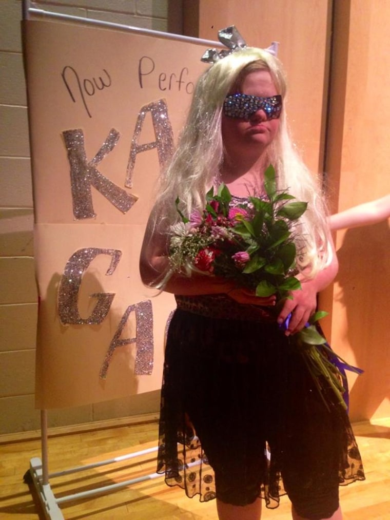 Lady Gaga has called "Katy Gaga," a.k.a. Katie Dorman, "the best" for her performance of "Poker Face."