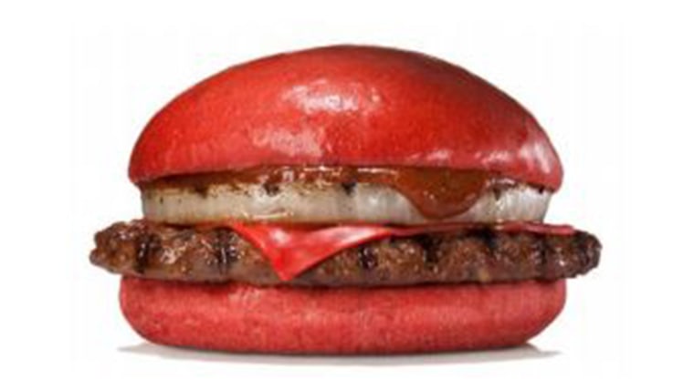 Burger King's Aka, or red, burger, will be available this summer in Japan.