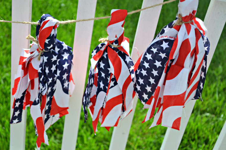 Patriotic Tassel Garland