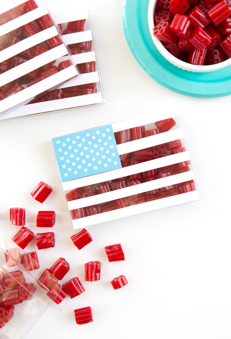 Flag-Inspired Candy Boxes