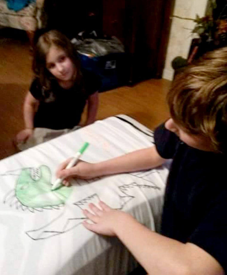 Santino Stagliano has hand-drawn over 650 dragons onto t-shirts that raise money for autism awareness