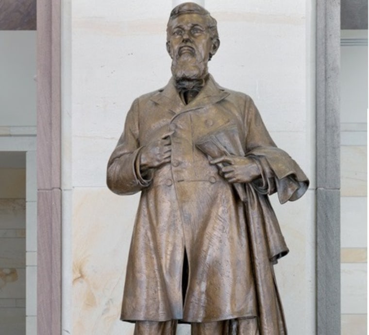 IMAGE: Statue of James Zacariah George