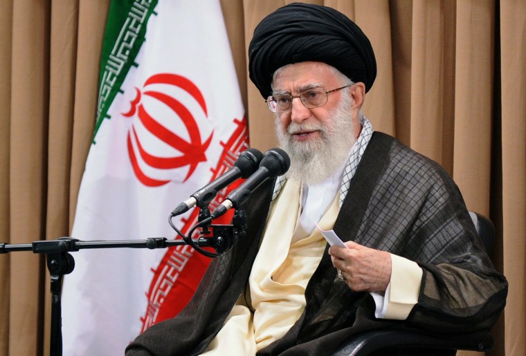 Image: IRAN-NUCLEAR-POLITICS-KHAMENEI