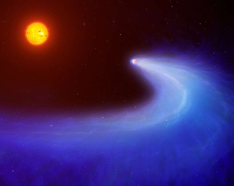 Image: Artist's impression of exoplanet GJ 436b