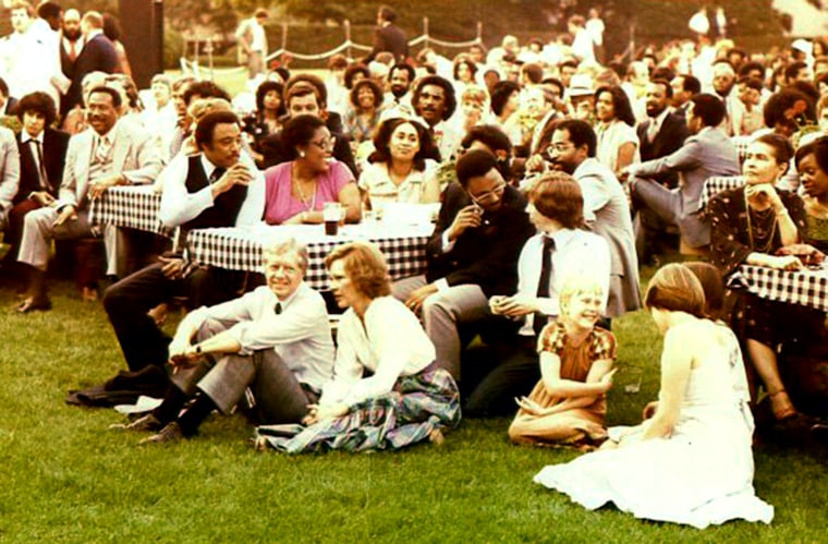 The 1979 White House Black Music Month picnic.