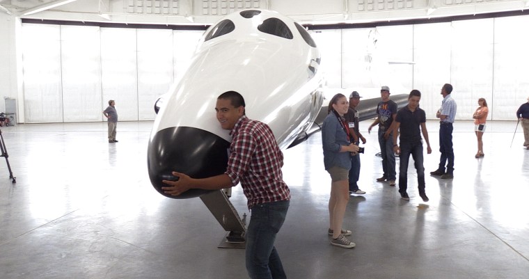 Image: Inaugural tour of Spaceport America in New Mexico