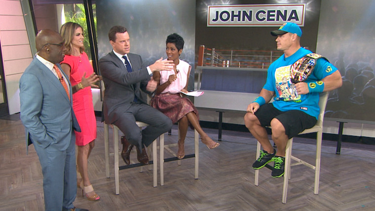 American professional wrestler John Cena on TODAY