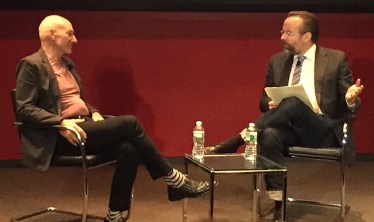 Patrick Stewart discussed his life and career with Esquire's Mark Warren during a June 22 Q&amp;A in New York City.