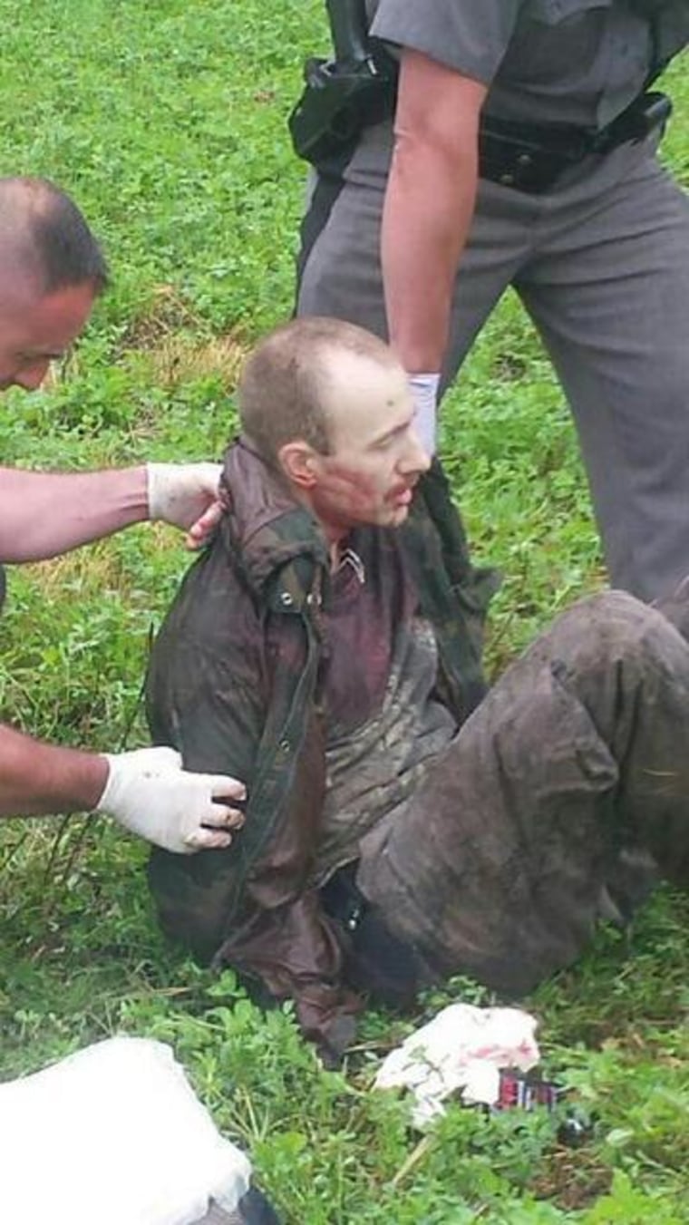 IMAGE: David Sweat after his capture