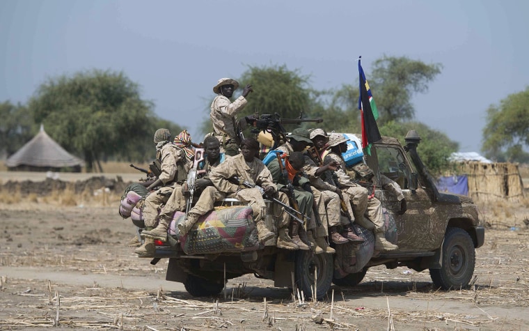 Image: South Sudanese government soldiers