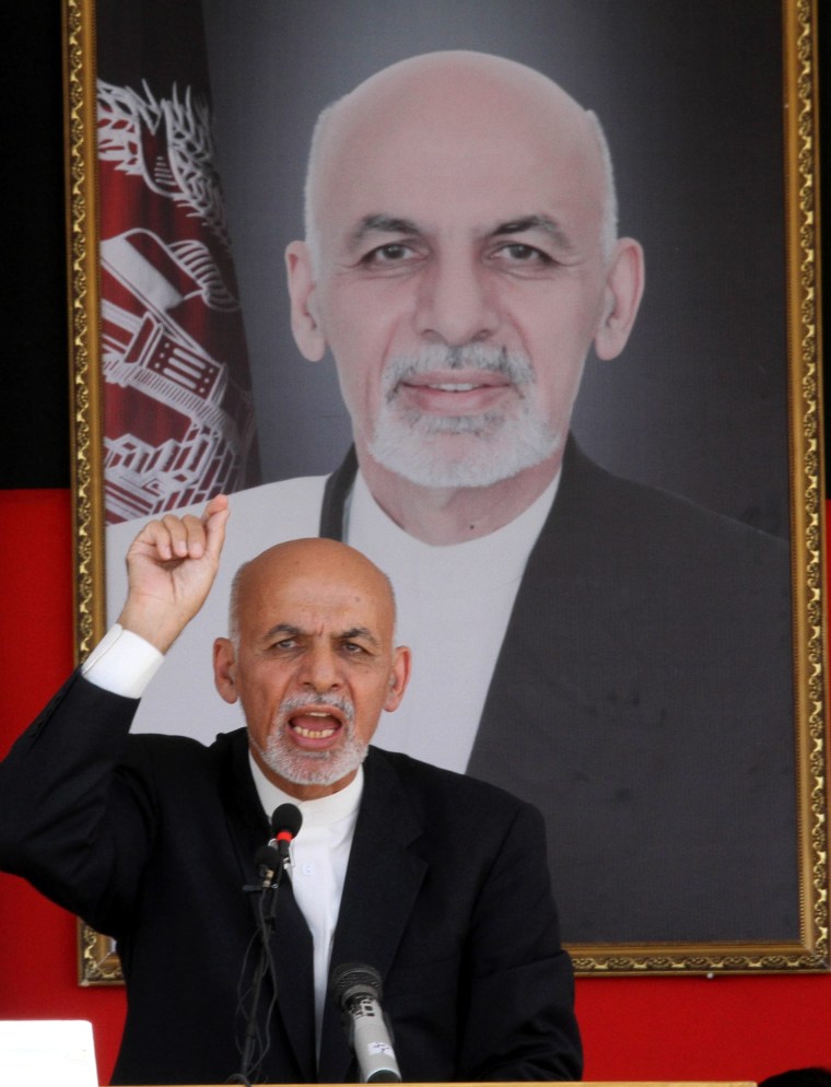 Image: President Ashraf Ghani on June 1