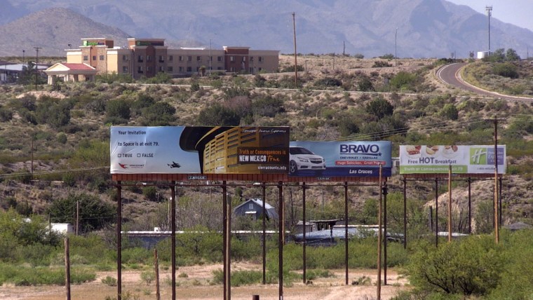 Image: Spaceport billboard