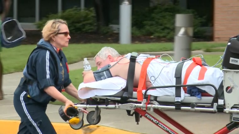 Andrew Costello, a 68-year-old man swimming off the North Carolina coast was bitten by a shark Wednesday and had to be flown to the hospital — the seventh attack in three weeks.