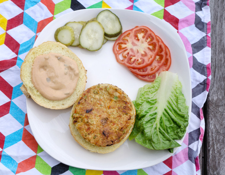 Multigrain veggie burger