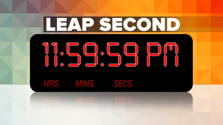 Slow down: You have an extra second today!