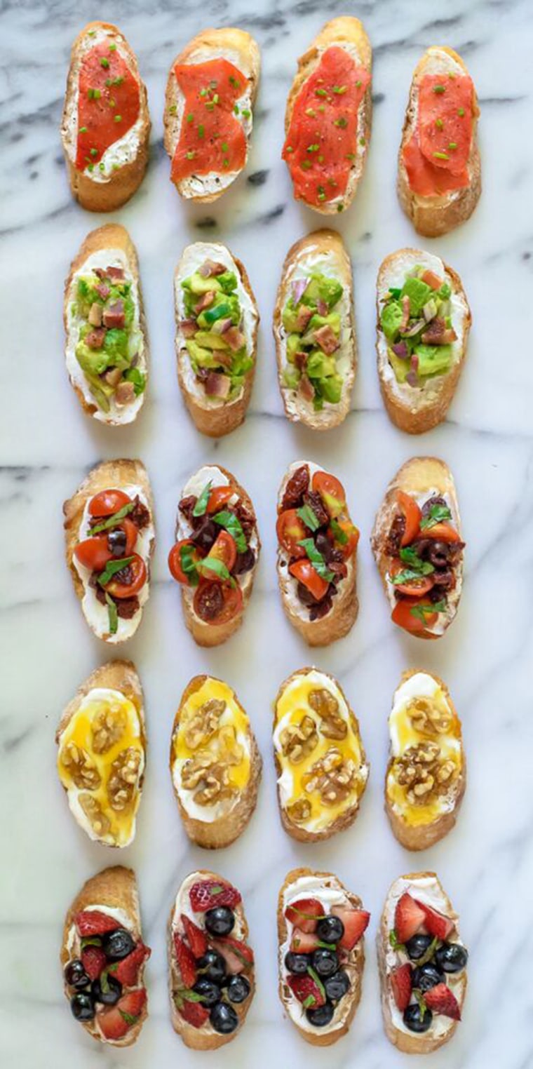 Bruschetta with Whipped Ricotta