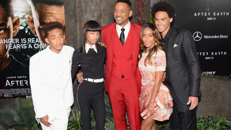 Jada Pinkett Smith and family