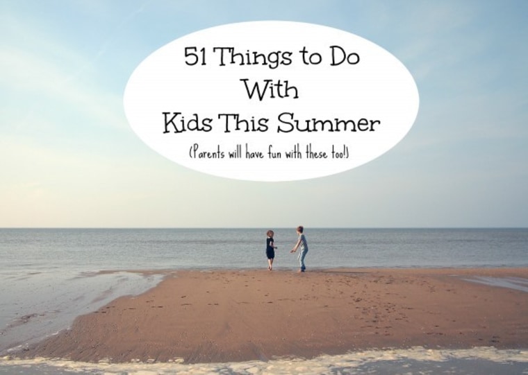"51 Things to Do with Kids in Summer" art