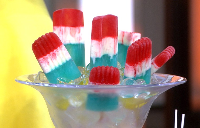 DIY popsicles for 4th of July